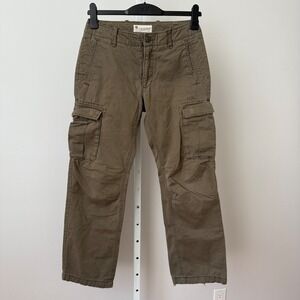 GAP Original Cargo Pants Men Size 28x30 Khaki Cotton Military‎ Utility